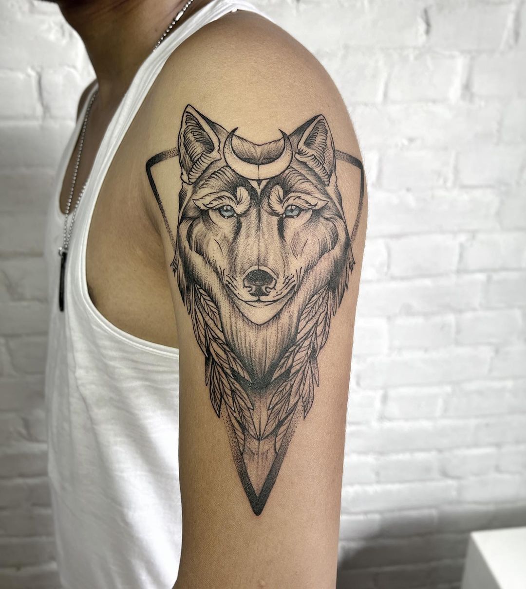 Floral Wolf Tattoo Design by brianna-artwork on DeviantArt