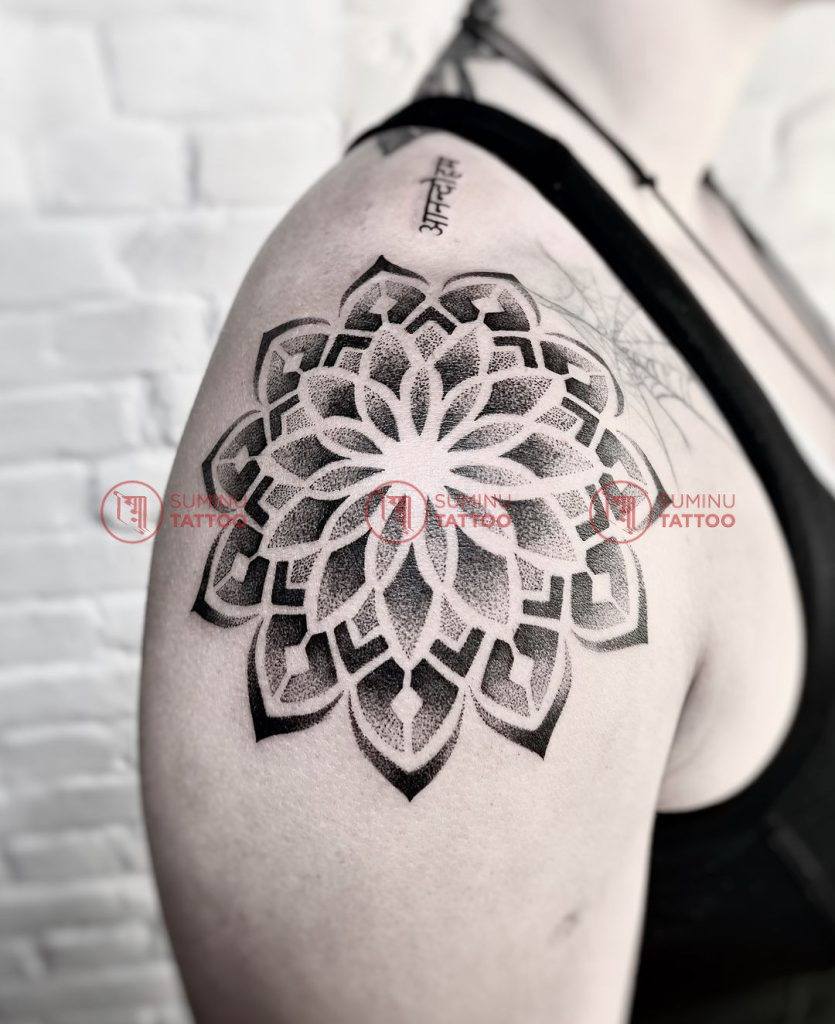 Mandala Tattoo in Nepal