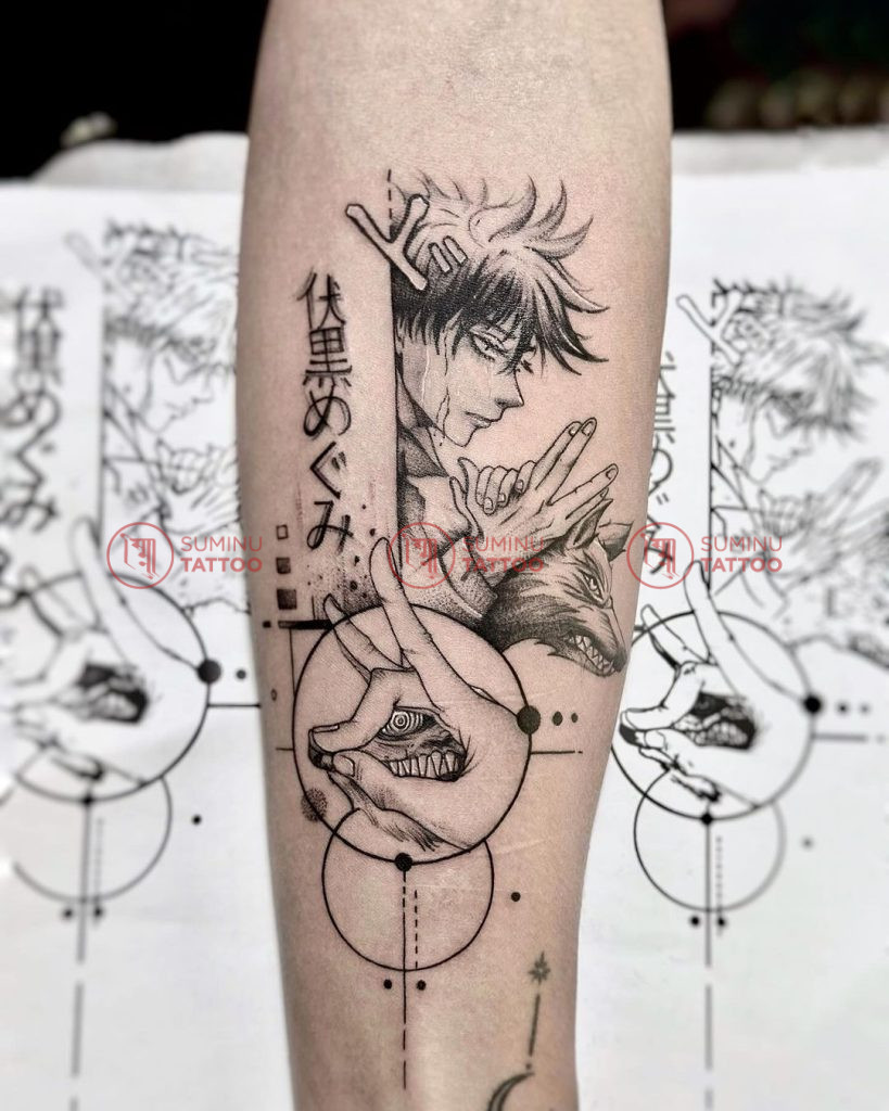 jujutsu kaisen gojo tattoo