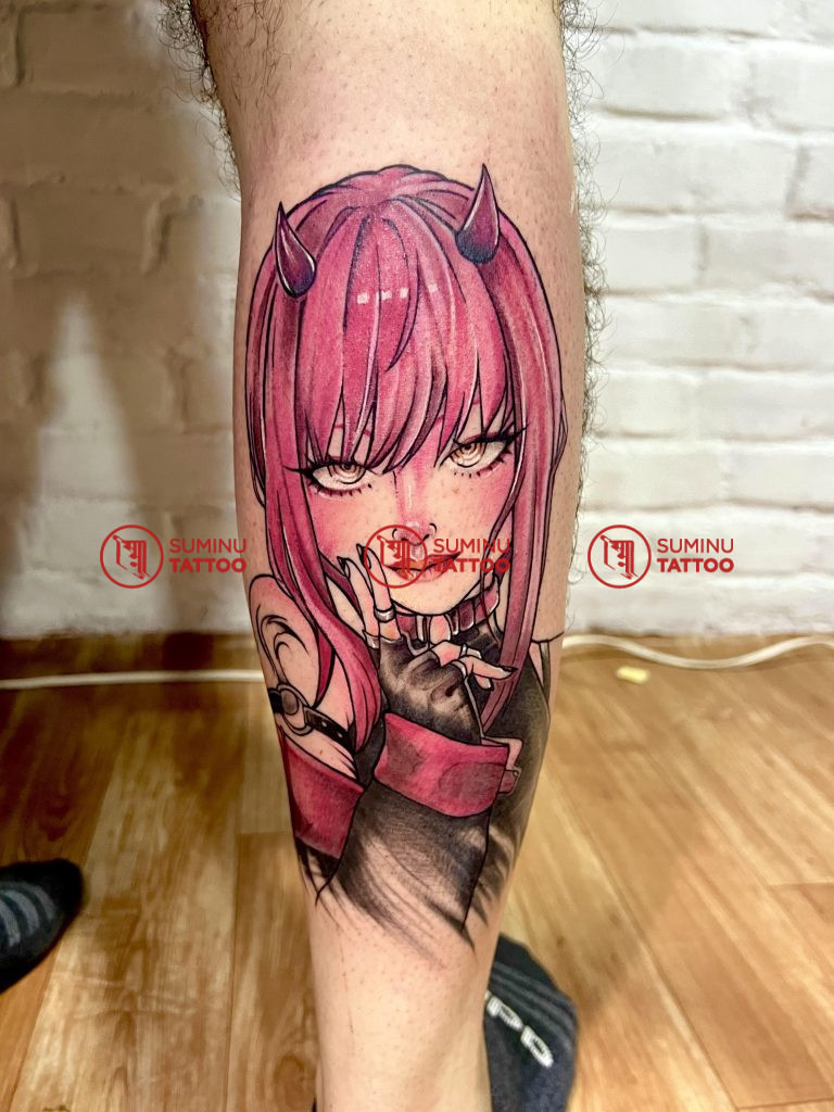 makima chainsaw man tattoo