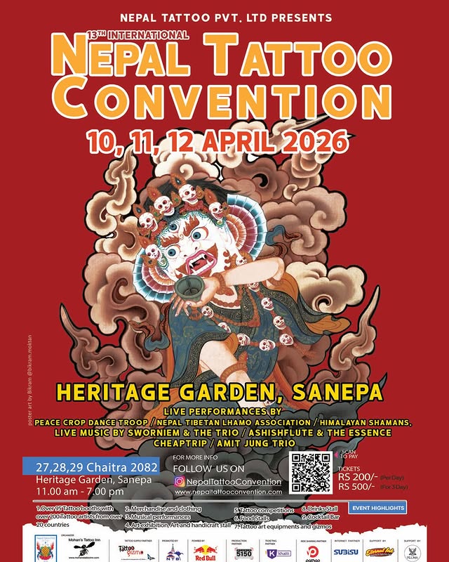 the 13th international nepal tattoo convention